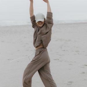 Sweatpants taupe