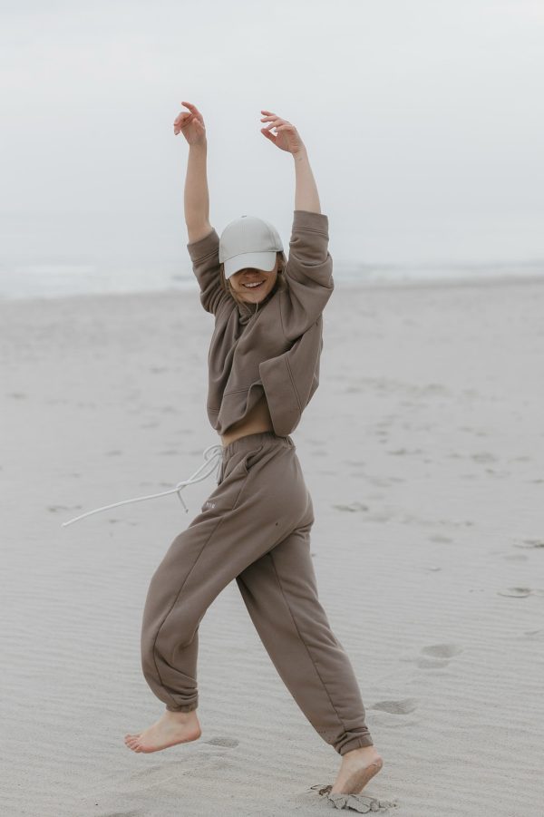 Sweatpants taupe