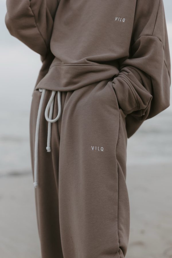 Sweatpants taupe - obrazek 7