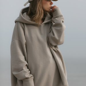 Hoodie beige