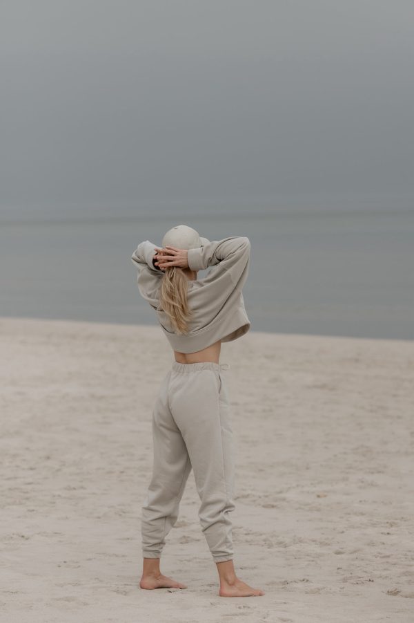 Sweatpants beige - obrazek 2