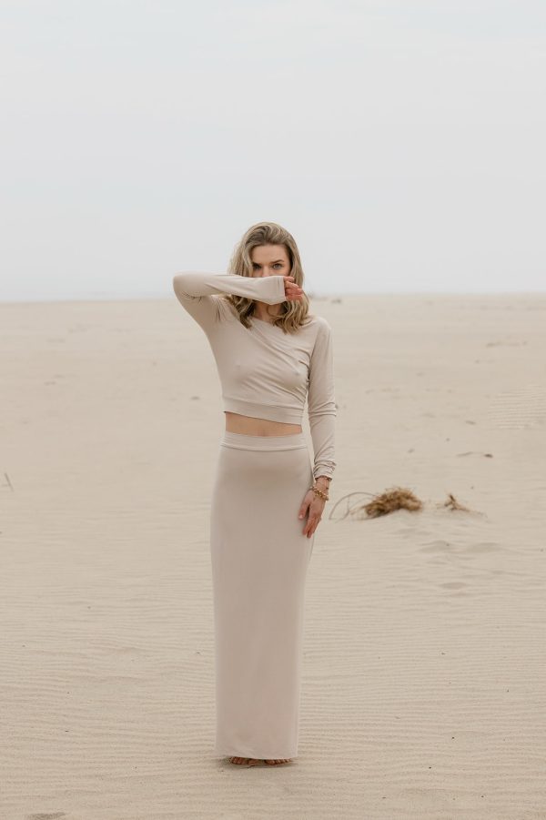 Skirt beige - obrazek 6