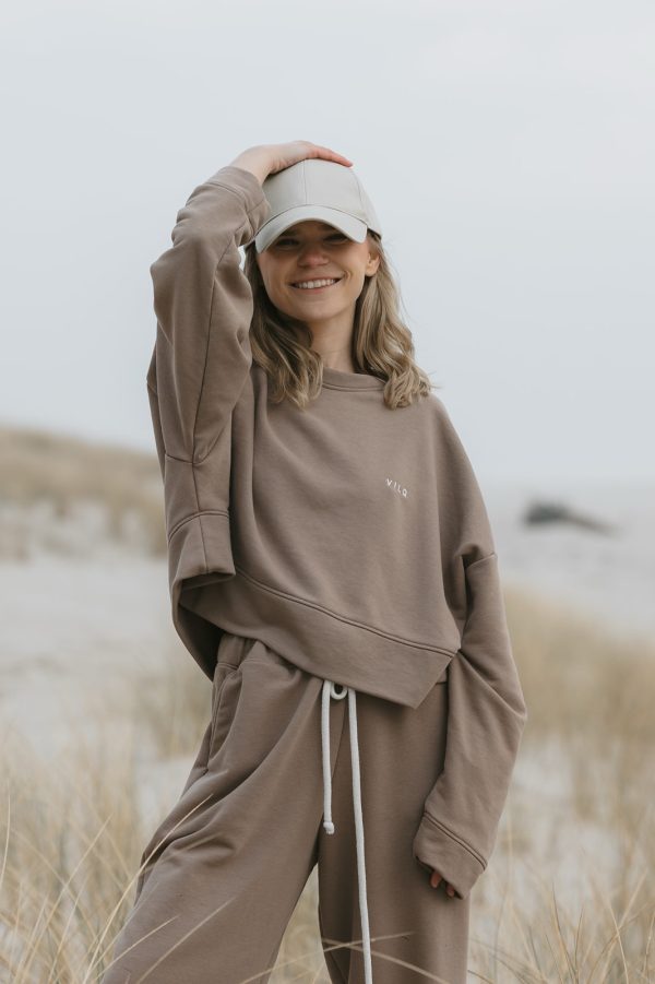 Sweatshirt taupe