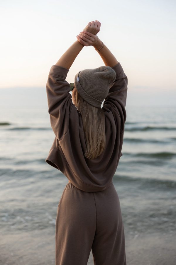Sweatshirt taupe - obrazek 10